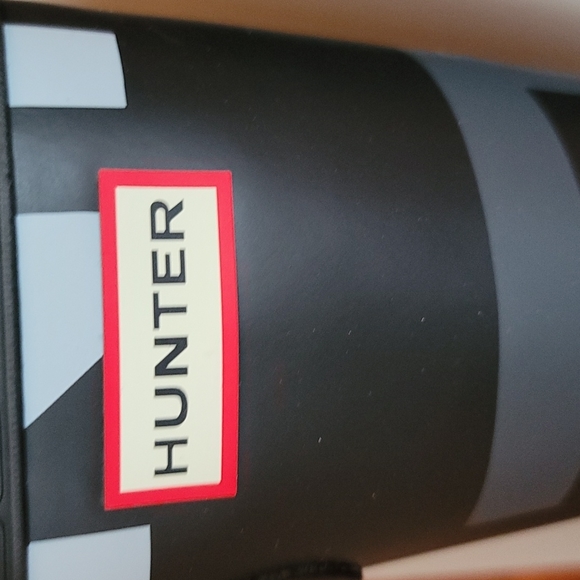 HUNTER Tall Exploded Logo Rain Boot Size 8 - Picture 3 of 11
